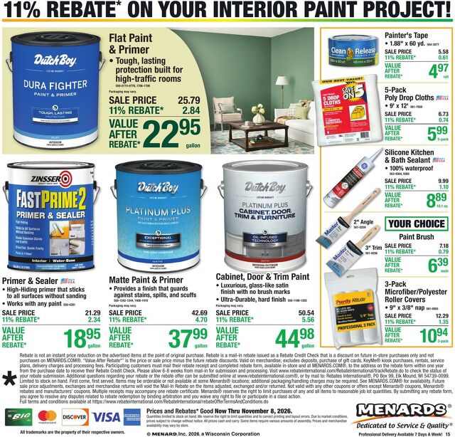 Catalogue Menards from 10/28/2026