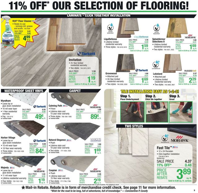 Catalogue Menards from 09/07/2023