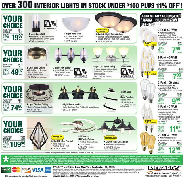 Catalogue Menards from 09/14/2023