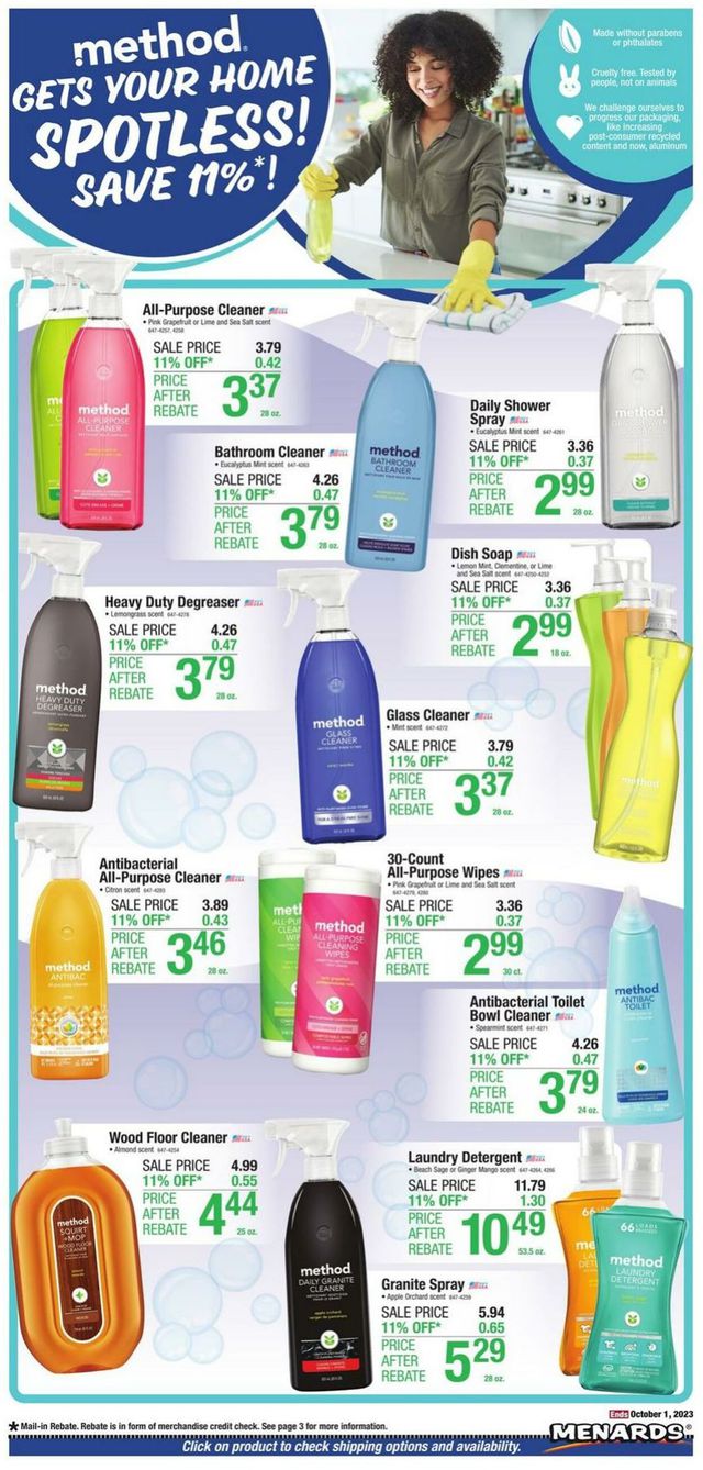 Catalogue Menards from 09/21/2023