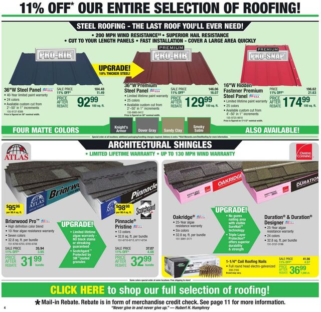 Catalogue Menards from 09/21/2023
