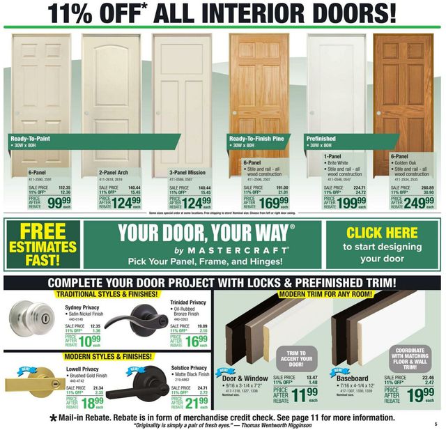 Catalogue Menards from 09/21/2023