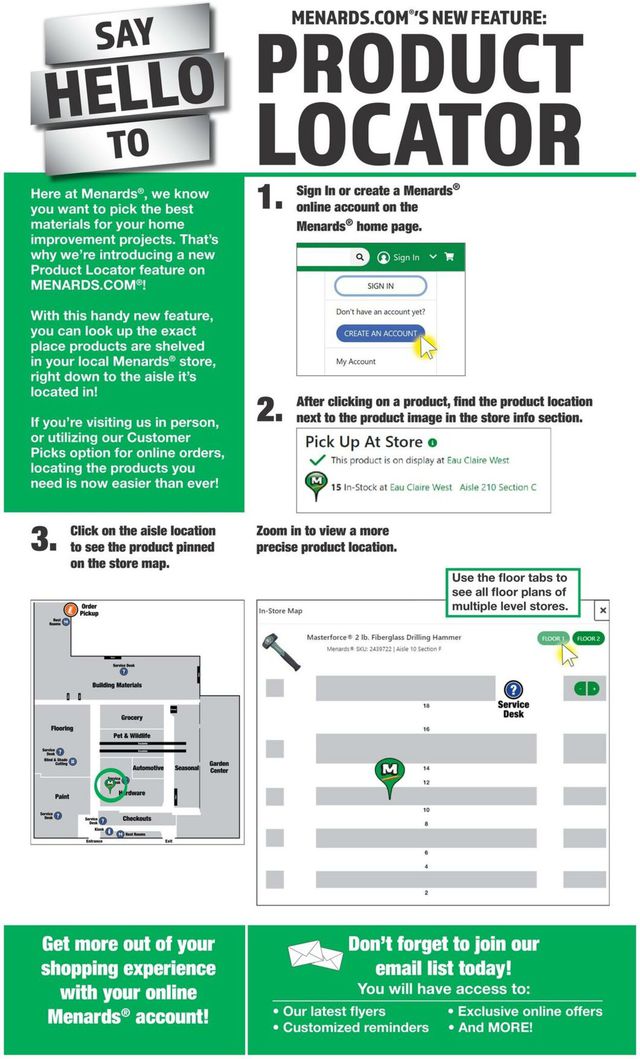 Catalogue Menards from 10/05/2023