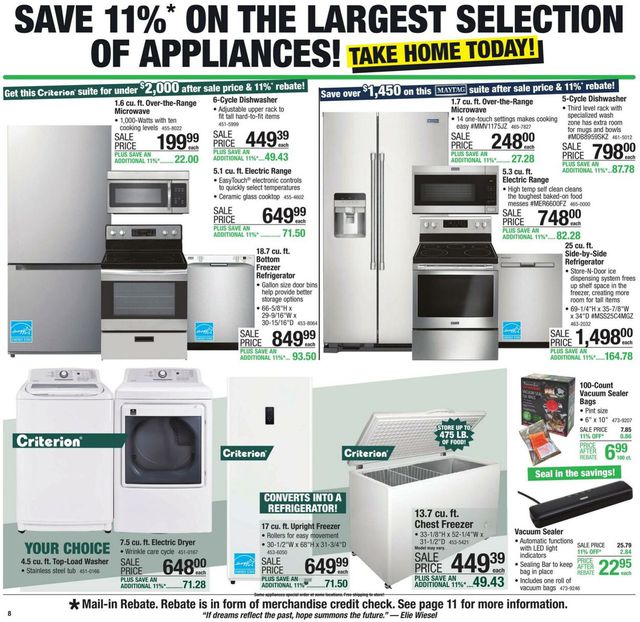 Catalogue Menards from 10/05/2023