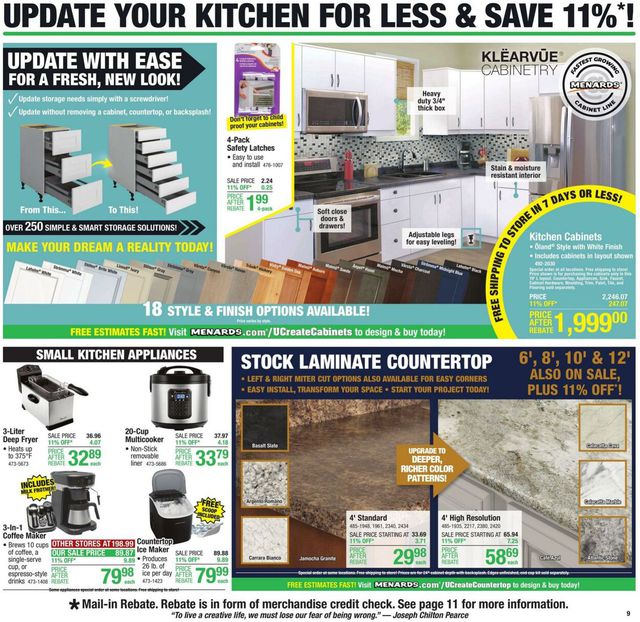 Catalogue Menards from 10/05/2023