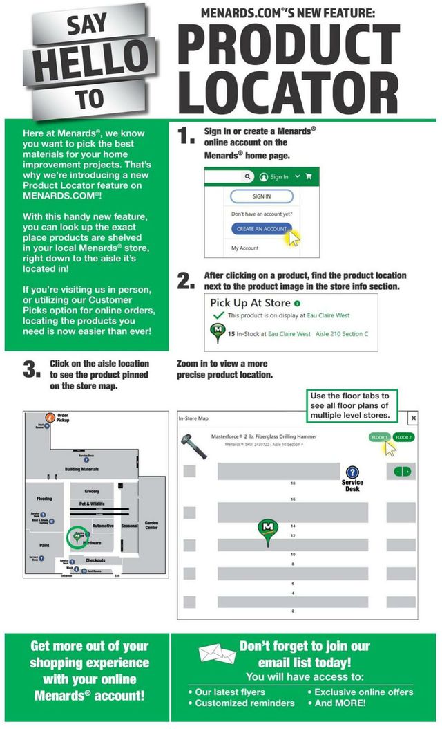 Catalogue Menards from 10/05/2023