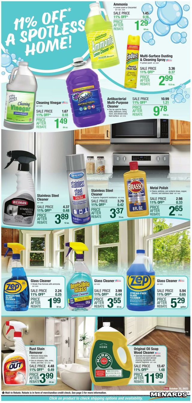 Catalogue Menards from 10/12/2023