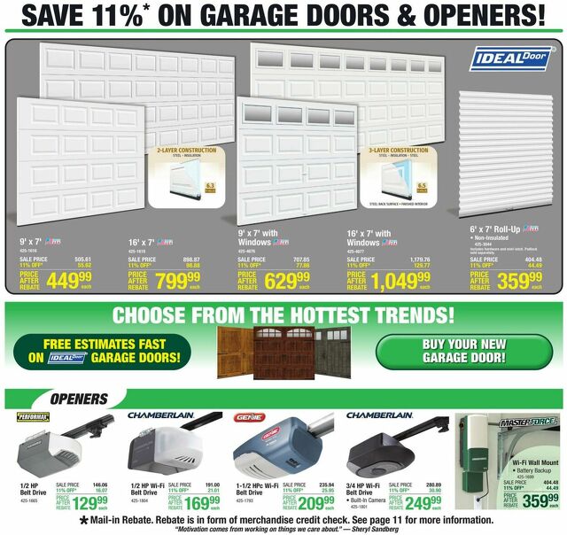 Catalogue Menards from 11/16/2023