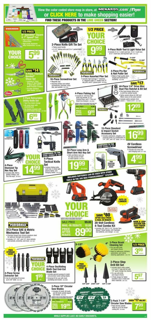 Catalogue Menards from 11/24/2023