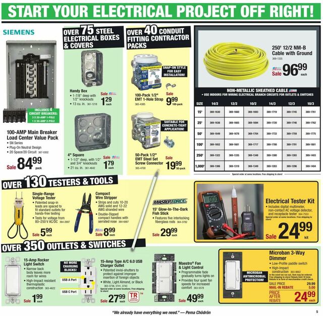 Catalogue Menards from 11/24/2023