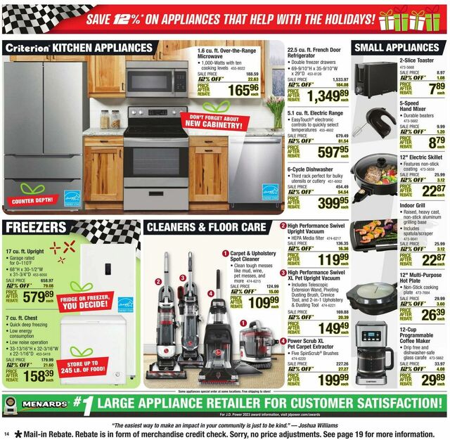 Catalogue Menards from 12/12/2023