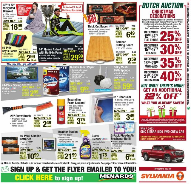 Catalogue Menards from 12/12/2023