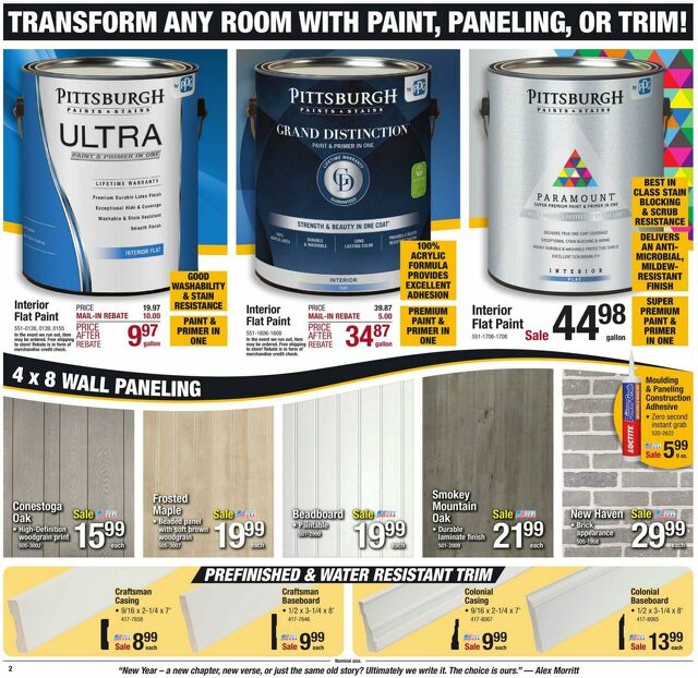 Catalogue Menards from 12/26/2023