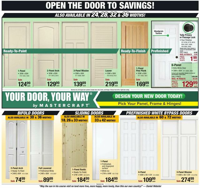 Catalogue Menards from 12/26/2023