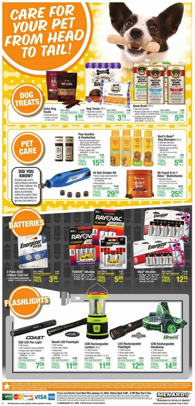 Catalogue Menards from 01/01/2024