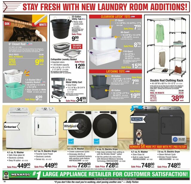 Catalogue Menards from 01/04/2024