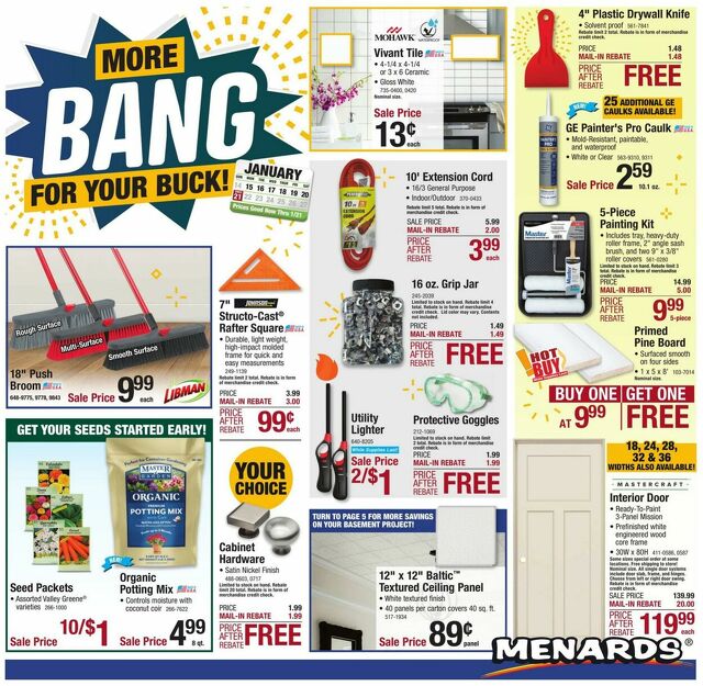 Catalogue Menards from 01/15/2024