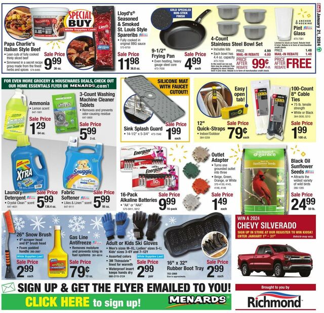Catalogue Menards from 01/15/2024