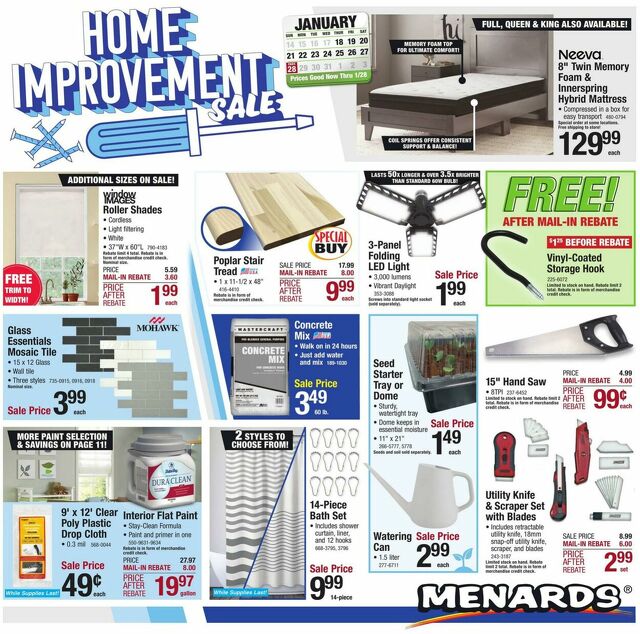Catalogue Menards from 01/18/2024