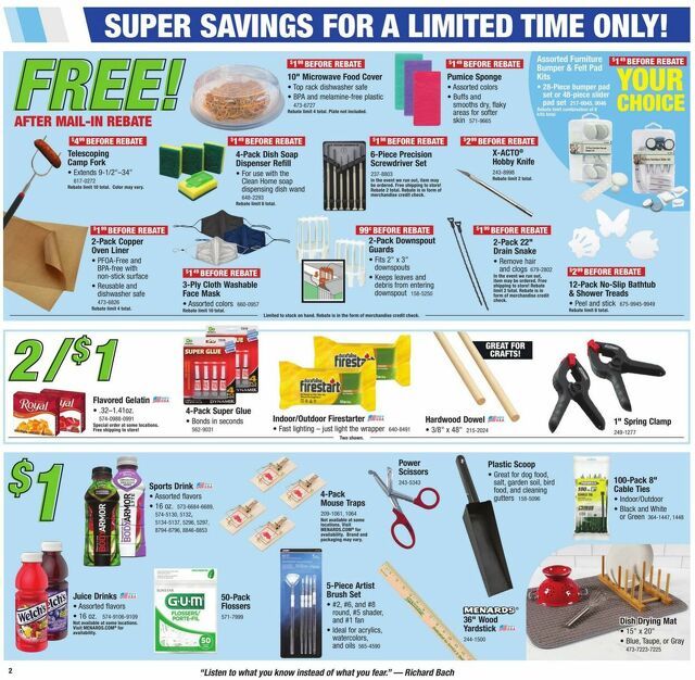 Catalogue Menards from 01/18/2024