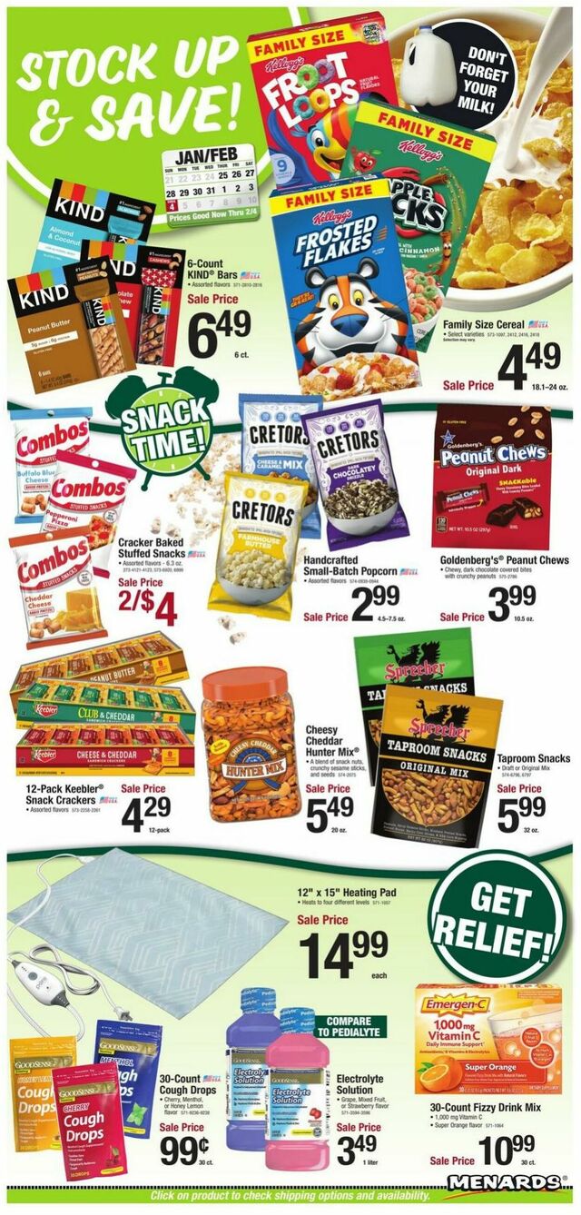 Catalogue Menards from 01/25/2024