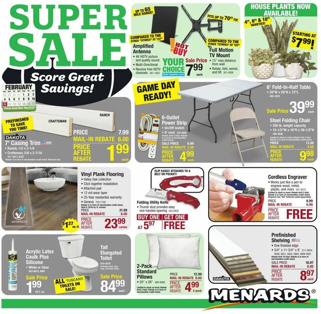 Catalogue Menards from 02/01/2024