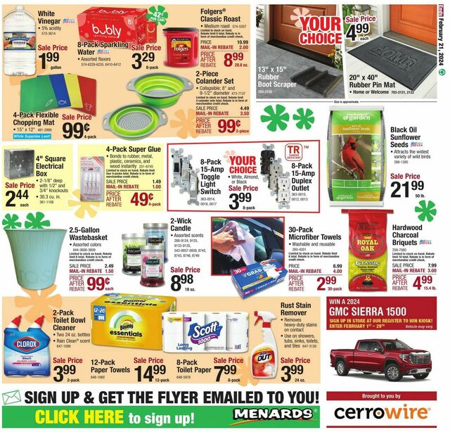 Catalogue Menards from 02/15/2024