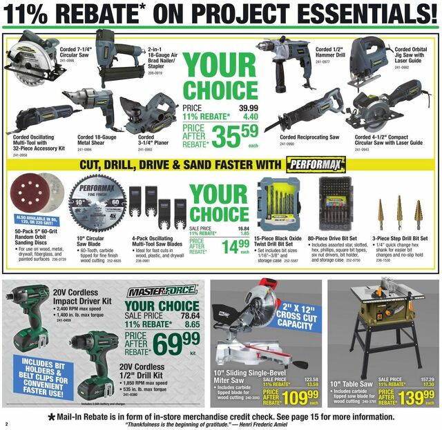 Catalogue Menards from 02/29/2024