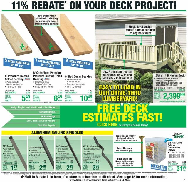 Catalogue Menards from 02/29/2024