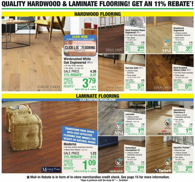 Catalogue Menards from 02/29/2024