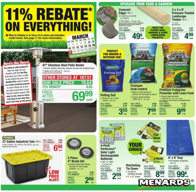 Catalogue Menards from 03/07/2024