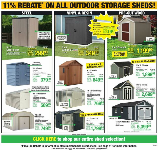 Catalogue Menards from 03/14/2024