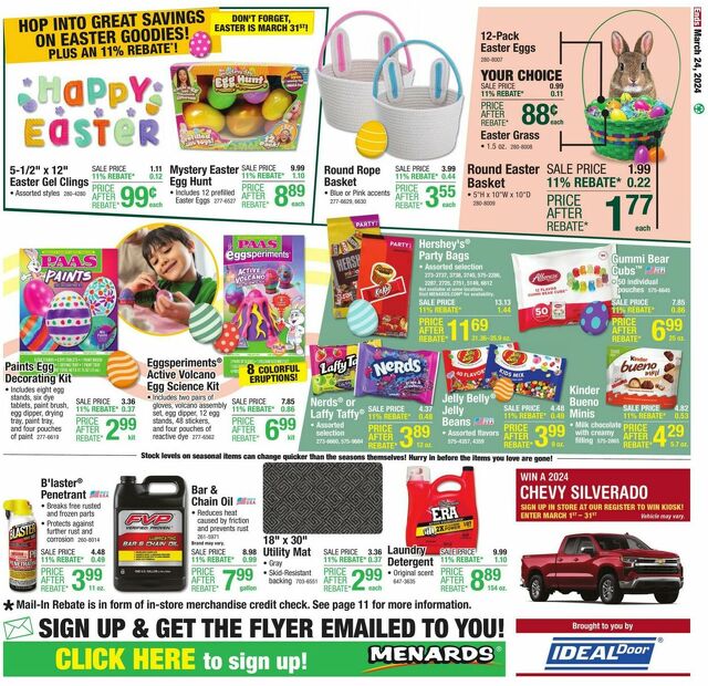 Catalogue Menards from 03/14/2024