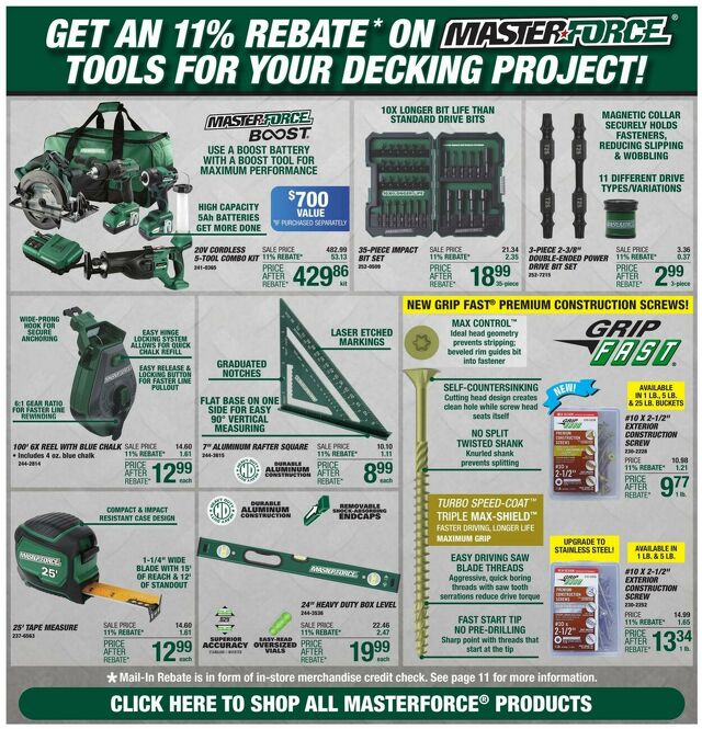 Catalogue Menards from 03/21/2024