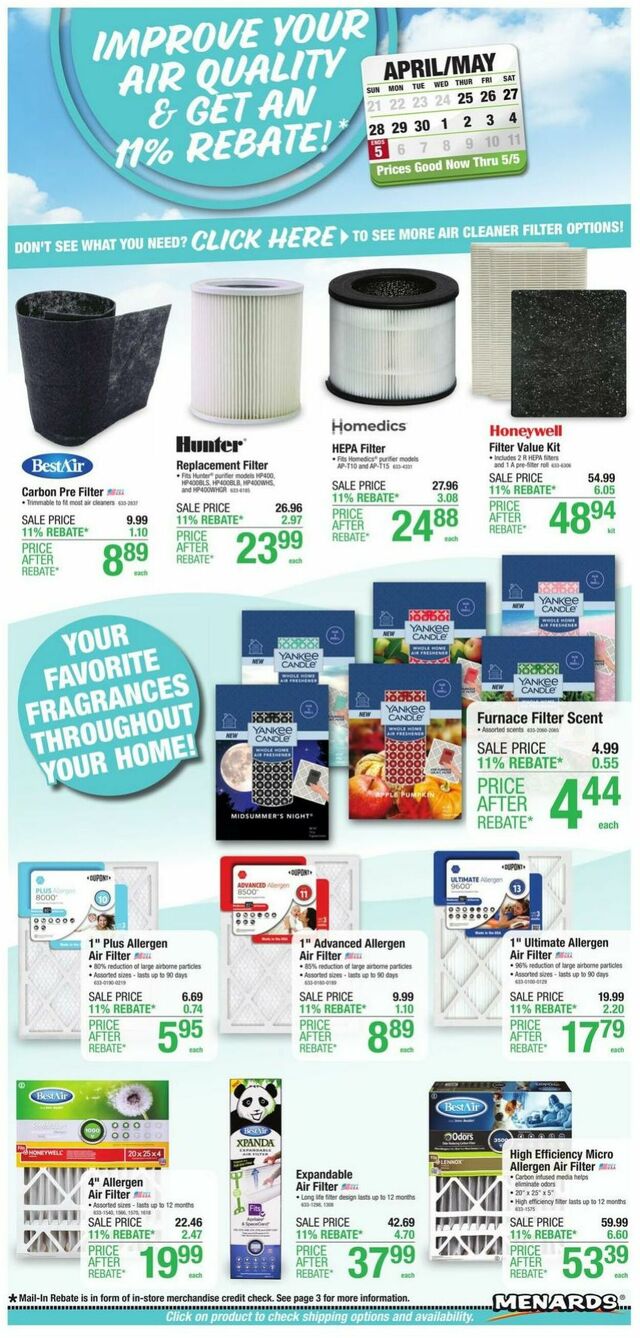 Catalogue Menards from 04/25/2024