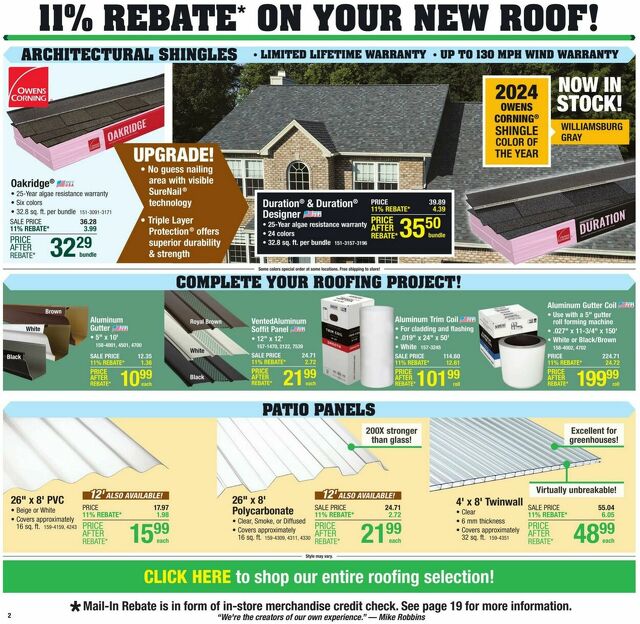 Catalogue Menards from 04/25/2024