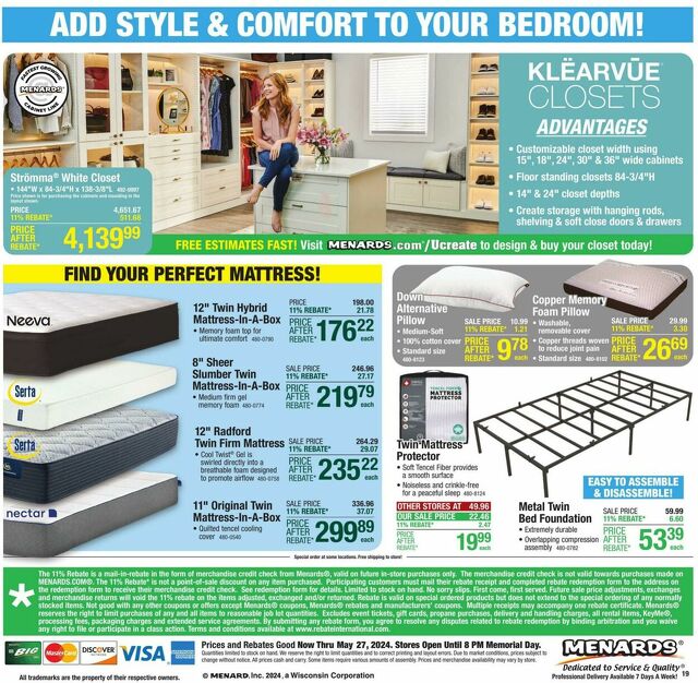 Catalogue Menards from 05/16/2024