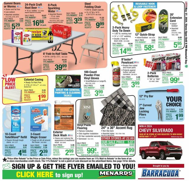 Catalogue Menards from 05/16/2024