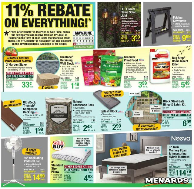 Catalogue Menards from 05/29/2024