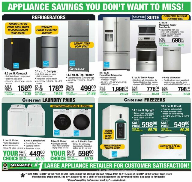 Catalogue Menards from 05/29/2024