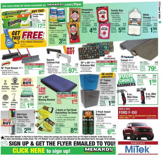 Catalogue Menards from 05/29/2024