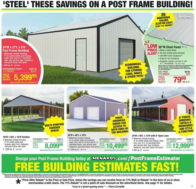 Catalogue Menards from 07/10/2024