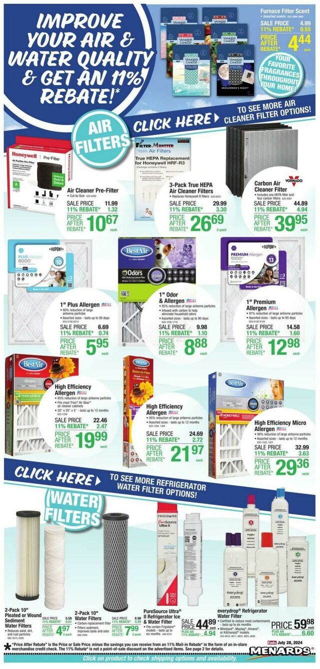 Catalogue Menards from 07/17/2024
