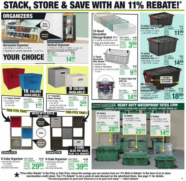 Catalogue Menards from 07/24/2024