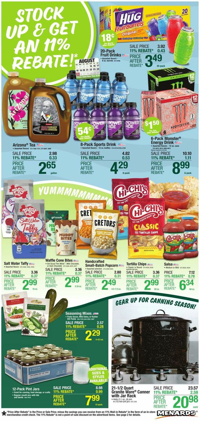Catalogue Menards from 08/14/2024
