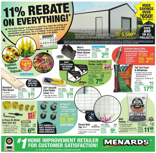 Catalogue Menards from 08/14/2024