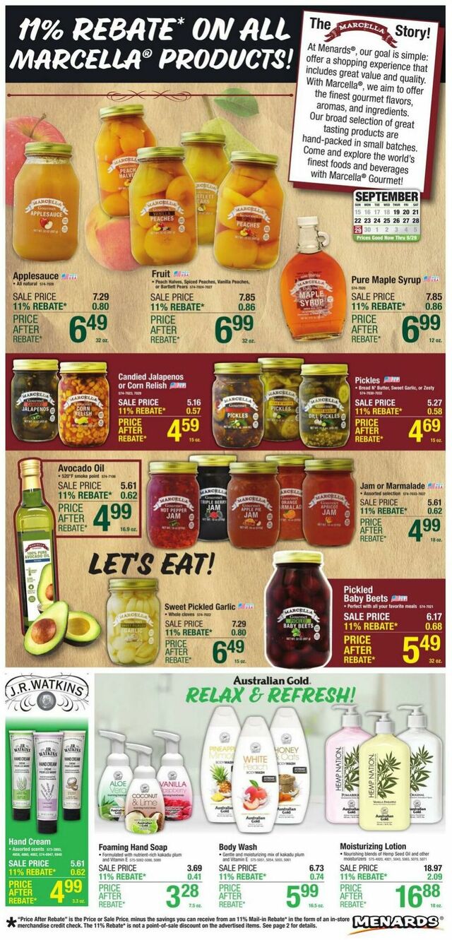 Catalogue Menards from 09/18/2024