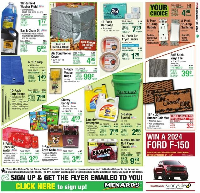 Catalogue Menards from 09/18/2024