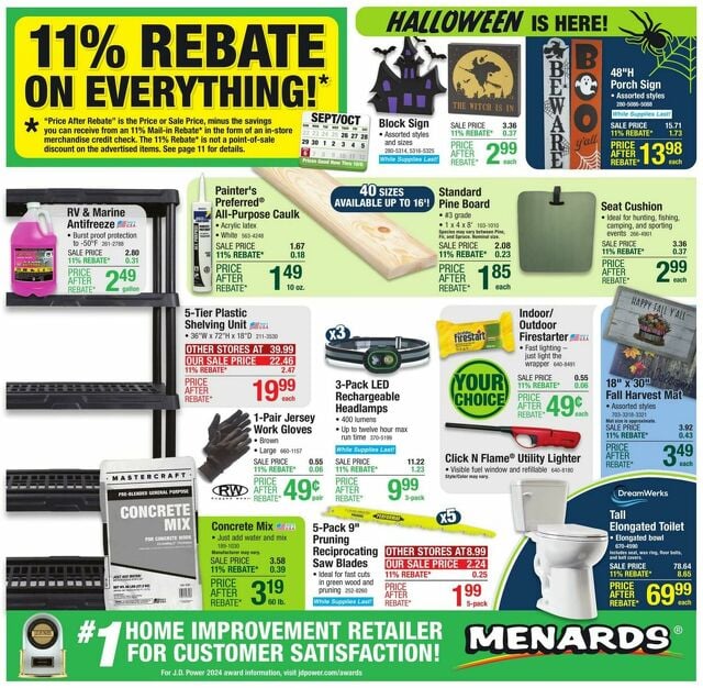 Catalogue Menards from 09/25/2024