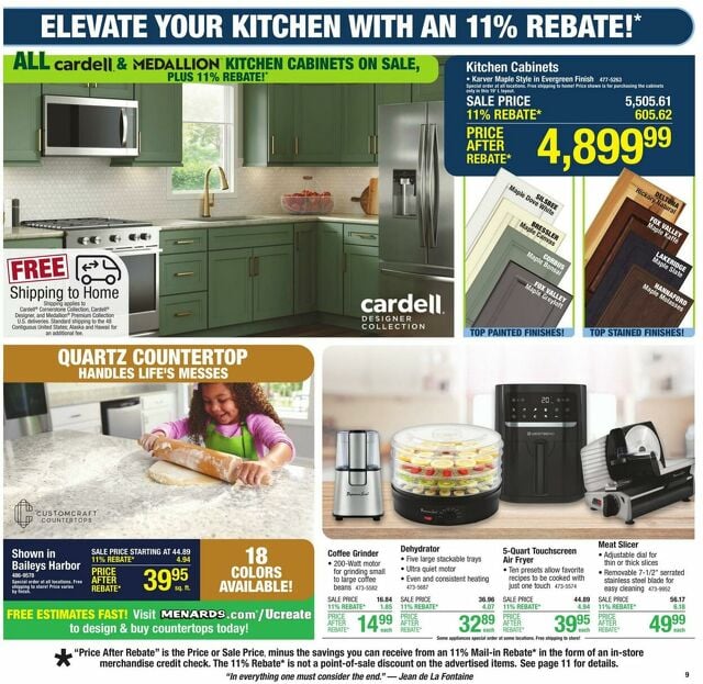 Catalogue Menards from 09/25/2024